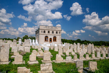 Fototapeta na wymiar Baal Shem Tov. Old Jewish cemetery. Grave of the spiritual leader Baal Shem Tov