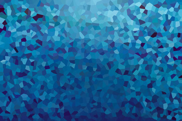 Bright gradient blue crystals texture