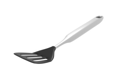 kitchen spatula on white background. 3d rendering