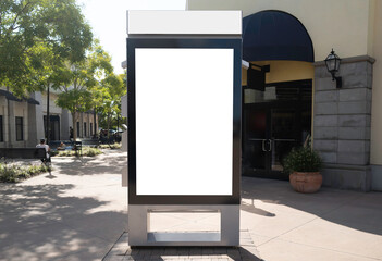 blank billboard sign