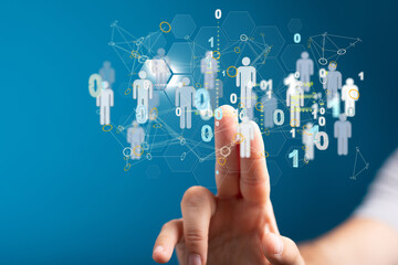 HR - Human resources management and recruitment concept