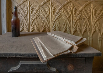 Tattered Book in Bodie Hotel Room