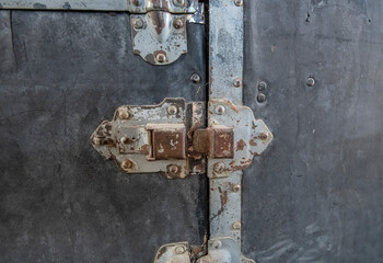 Old Trunk Hasp in Hotel Lobby, Ghost Town of Bodie