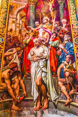 Clovis Baptism Painting Pantheon Basilica Paris France