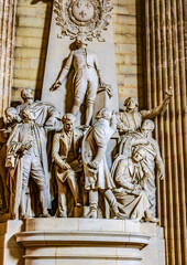 National Assembly Statues Pantheon Basilica Paris France
