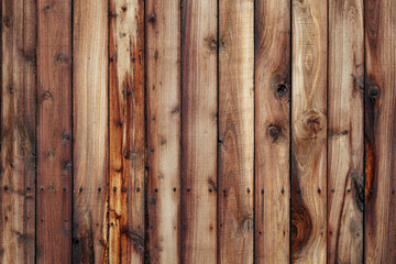 Nailed pine wood plank texture background.