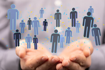Abstract technology group and data