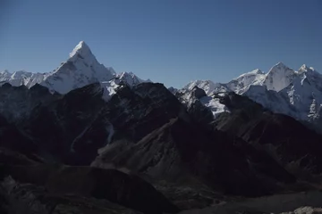 Runde Wanddeko Mount Everest Mount-Everest-Land