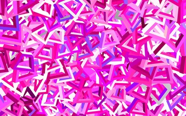Light Pink vector background with abstract shapes.