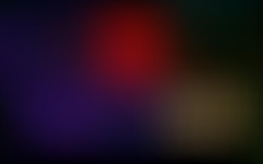 Dark pink, yellow vector abstract blur template.