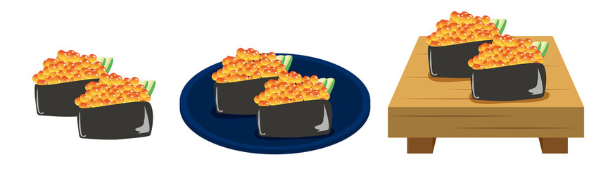 いくらの軍艦巻き © ヨシノカイ