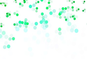 Light Green, Yellow vector template with circles.