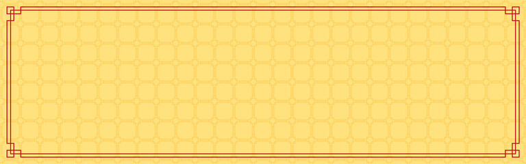 chinese new year banner, abstract oriental wallpaper, yellow square window inspiration, vector illustration 