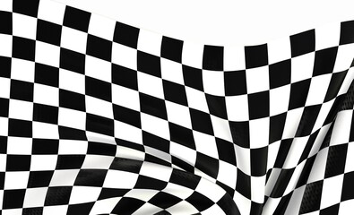 flag finish race sport 3d champion winner