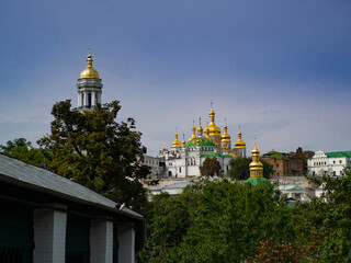 Fototapeta na wymiar National preserve Kyiv-Pechersk Lavra, Ukraine. 01.09.2021