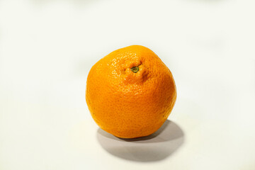 orange on white background