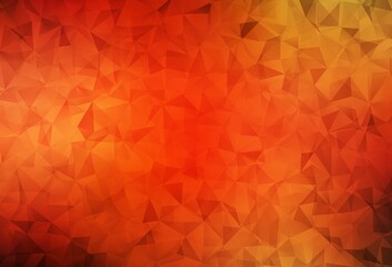 Light Red vector low poly background.