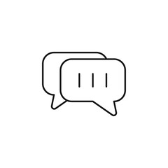user experience chat bubble icon vector