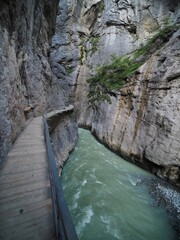 Aareschlucht gorge canyon Meiringen Bern Switzerland