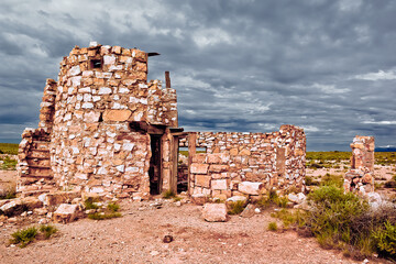Ghost of Canyon Diablo along historic Route 66 Arizona