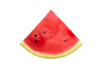 piece of ripe watermelon, isolate on white background.