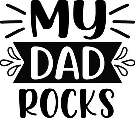 Dad SVG design Cut Files for Cutting Machines like Cricut 
