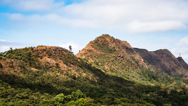 View of Parque das Mangabeiras and Parque da Serra do Curral in Belo Horizonte