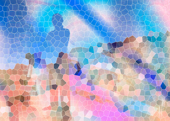 abstract colorful mosaic