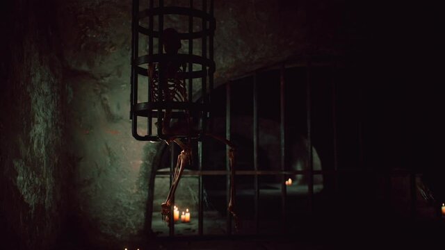 old dark stone underground Catacombs