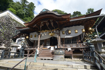 Obraz premium 宝山寺 聖天堂拝殿 奈良県生駒市