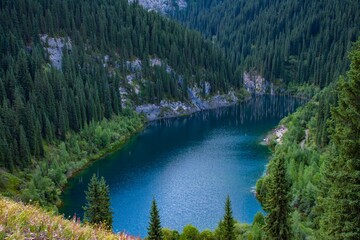 lake in the mountains