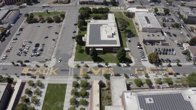 Richmond, California, USA - July 22, 2021: Aerial View Of A 