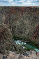 canyon of the river