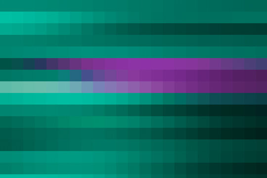 Mixed Turquoise And Purple Pixel Background