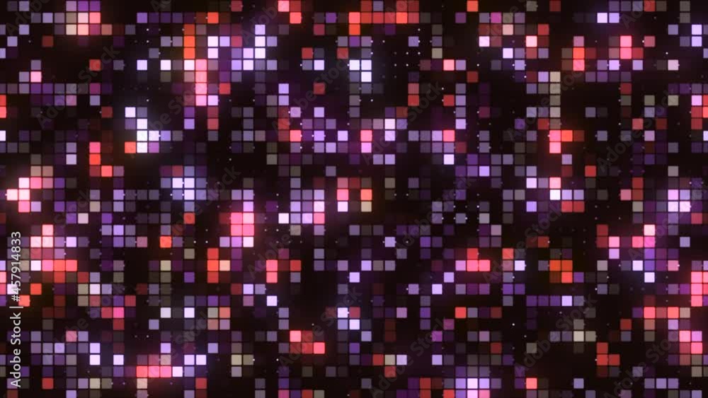 Aufkleber bright disco background with colorful pixels. motion. beautiful background with glowing multicolored