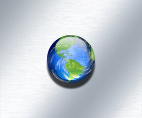 Planet Earth. 3D Rendering