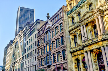 Fototapeta premium Historic architecture in Montreal