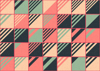 Abstract Geometric Pattern generative computational art illustration