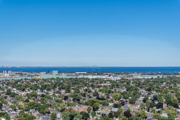 Hamilton Skyline in a clear day