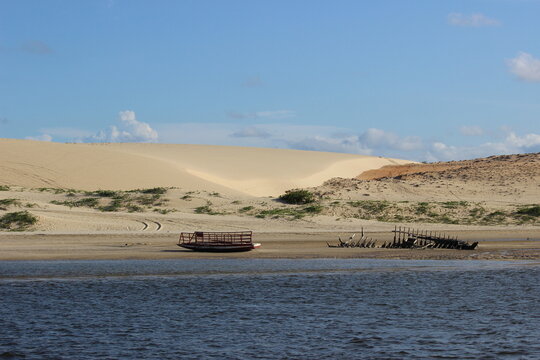 Foz Rio Munda&uacute;, Trairi, Cear&aacute;, Brasil.