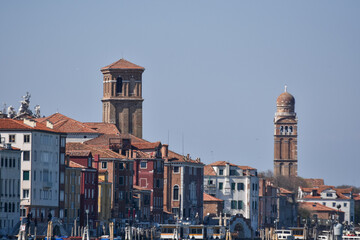 Clock Tower And Docks Murano, Veneto  2019