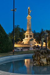 Fototapeta na wymiar Monument of Freedom at the center of city of Ruse, Bulgaria