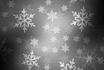 Light Gray vector backdrop in holiday style.