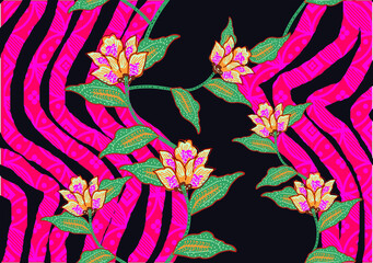 Indonesian batik motifs with very distinctive patterns. exclusive backgrounds. Vector Eps 10