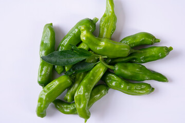 美容と健康に新鮮な夏野菜のしし唐　鹿児島県出水市