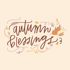 autumn blessings