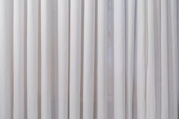 A new clean white curtain.