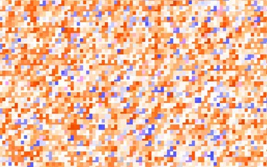 Fototapeta premium Light Brown vector pattern in square style.