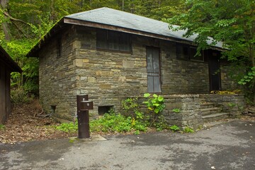 Civilian Conservation Corps Era Stone Building near Ithaca NY