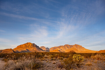 Chisos Mountains from Big Bend Valley
